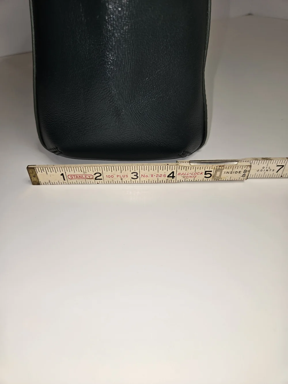 Everlane Dark Green Leather Shoulder Tote